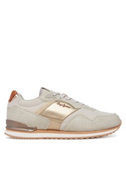 Pepe Jeans Sneakersy London Mix PLS40044 Biały ze sklepu MODIVO w kategorii Buty sportowe damskie - zdjęcie 182687905