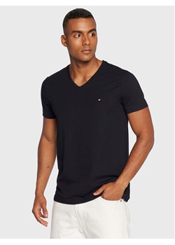 Tommy Hilfiger T-Shirt Core Stretch MW0MW27540 Granatowy Slim Fit ze sklepu MODIVO w kategorii T-shirty męskie - zdjęcie 182687907