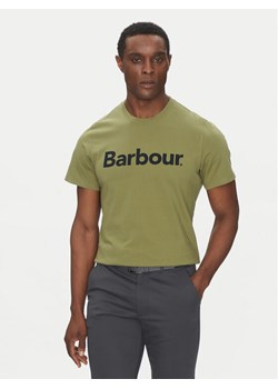 Barbour T-Shirt Logo MTS0531OL39 Zielony Tailored Fit ze sklepu MODIVO w kategorii T-shirty męskie - zdjęcie 182688029