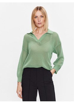 United Colors Of Benetton Polo 105FD300J Zielony Regular Fit ze sklepu MODIVO w kategorii Bluzki damskie - zdjęcie 182688045