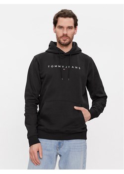 Tommy Jeans Bluza Linear Logo DM0DM17985 Czarny Regular Fit ze sklepu MODIVO w kategorii Bluzy męskie - zdjęcie 182688056