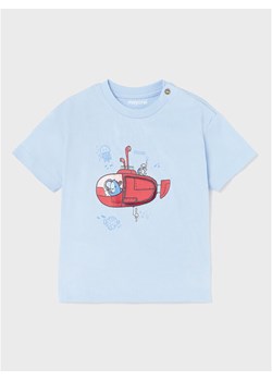Mayoral T-Shirt 1029 Błękitny Regular Fit ze sklepu MODIVO w kategorii Koszulki niemowlęce - zdjęcie 182688087