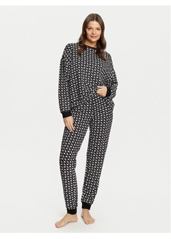 Guess Piżama O5RX09 KCMB2 Czarny Regular Fit ze sklepu MODIVO w kategorii Piżamy damskie - zdjęcie 182688139