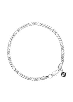 ICED STUFF Bransoletka Miami Cuban Link Białe złoto ze sklepu MODIVO w kategorii Bransolety - zdjęcie 182688149