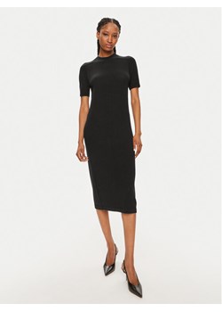 Calvin Klein Sukienka dzianinowa K20K207221 Czarny Slim Fit ze sklepu MODIVO w kategorii Sukienki - zdjęcie 182688189