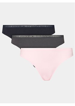 Tommy Hilfiger Komplet 3 par stringów UW0UW04890 Kolorowy ze sklepu MODIVO w kategorii Majtki damskie - zdjęcie 182688257