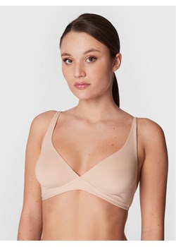 Hanro Biustonosz braletka Cotton Sensation 1387 Beżowy ze sklepu MODIVO w kategorii Biustonosze - zdjęcie 182688309