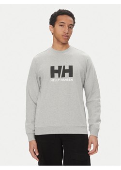 Helly Hansen Bluza Logo Crew 30395 Szary Regular Fit ze sklepu MODIVO w kategorii Bluzy męskie - zdjęcie 182688389