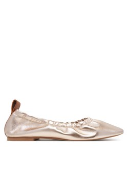 Pepe Jeans Baleriny London PLS10429 Złoty ze sklepu MODIVO w kategorii Balerinki - zdjęcie 182688479