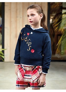 Mayoral Bluza 7.403 Granatowy Regular Fit ze sklepu MODIVO w kategorii Bluzy dziewczęce - zdjęcie 182688578