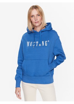 Mustang Bluza Bianca 1013572 Niebieski Regular Fit ze sklepu MODIVO w kategorii Bluzy damskie - zdjęcie 182688726