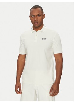 EA7 Emporio Armani Polo 7M000184 AF13511 U0005 Biały Regular Fit ze sklepu MODIVO w kategorii T-shirty męskie - zdjęcie 182688767