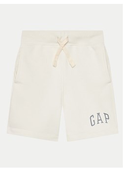 Gap Szorty sportowe 875152-04 Écru Regular Fit ze sklepu MODIVO w kategorii Spodenki chłopięce - zdjęcie 182688799