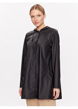 Rains Kurtka przeciwdeszczowa 18050 Czarny Regular Fit ze sklepu MODIVO w kategorii Kurtki damskie - zdjęcie 182688817