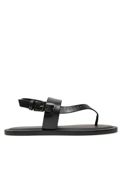 Max Mara Sandały Thongstitch 24145210126 Czarny ze sklepu MODIVO w kategorii Sandały damskie - zdjęcie 182688827
