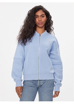 Tommy Jeans Bluza Tjw Zip Thru Bomber DW0DW17957 Błękitny Regular Fit ze sklepu MODIVO w kategorii Bluzy damskie - zdjęcie 182688838