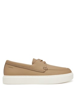 Calvin Klein Mokasyny Hybrid Lace Up Boat Lth HM0HM01812 Brązowy ze sklepu MODIVO w kategorii Mokasyny męskie - zdjęcie 182688858