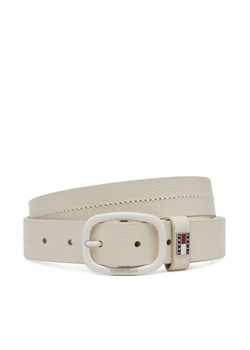 Tommy Jeans Pasek Damski Tjw Oval Tonal 3.0 AW0AW17392 Biały ze sklepu MODIVO w kategorii Paski damskie - zdjęcie 182688875