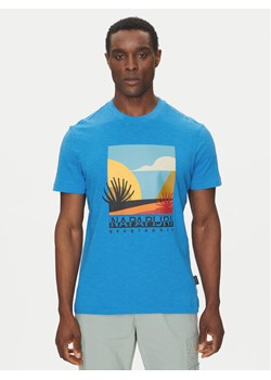 Napapijri T-Shirt S-Arbia NP0A4IE3 Niebieski Regular Fit ze sklepu MODIVO w kategorii T-shirty męskie - zdjęcie 182688877