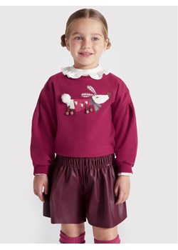 Mayoral Szorty z imitacji skóry 4950 Bordowy Relaxed Fit ze sklepu MODIVO w kategorii Spodenki dziewczęce - zdjęcie 182689076