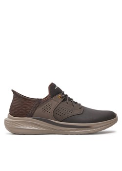 Skechers Sneakersy 210890 CHOC Brązowy ze sklepu MODIVO w kategorii Buty sportowe męskie - zdjęcie 182689129