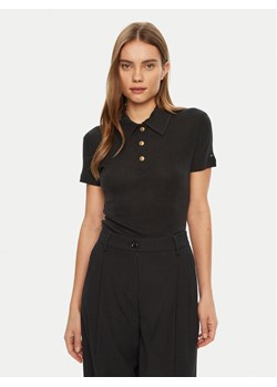 Tommy Hilfiger Polo WW0WW44446 Czarny Slim Fit ze sklepu MODIVO w kategorii Bluzki damskie - zdjęcie 182689136