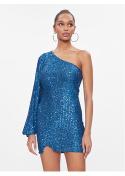 Noisy May Sukienka koktajlowa 27028460 Niebieski Relaxed Fit - id: 0000303009328 - marki Noisy May - 182689249 Noisy May Sukienka koktajlowa 27028460 Niebieski Relaxed Fit ze sklepu MODIVO w kategorii Sukienki - zdjęcie 182689249