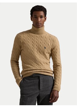 Polo Ralph Lauren Golf 710876836006 Beżowy Regular Fit ze sklepu MODIVO w kategorii Swetry męskie - zdjęcie 182689328