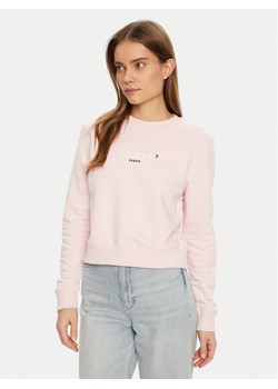 Guess Jeans Bluza W5RQ28 K68I4 Beżowy Regular Fit ze sklepu MODIVO w kategorii Bluzy damskie - zdjęcie 182689345