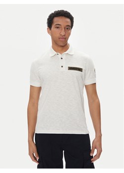 Aeronautica Militare Polo 251PO1865J680 Biały Regular Fit ze sklepu MODIVO w kategorii T-shirty męskie - zdjęcie 182689407