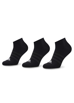 adidas Zestaw 3 par niskich skarpet unisex Thin And Light IC1336 Czarny ze sklepu MODIVO w kategorii Skarpetki damskie - zdjęcie 182689438