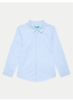 United Colors Of Benetton Koszula 5DGXCQ00T Błękitny Regular Fit ze sklepu MODIVO w kategorii Koszule chłopięce - zdjęcie 182689449