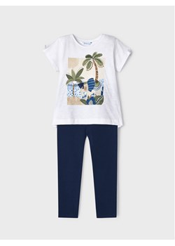 Mayoral Komplet t-shirt i legginsy 3783 Granatowy ze sklepu MODIVO w kategorii Komplety dziewczęce - zdjęcie 182689497