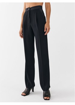 Marella Spodnie materiałowe Natif 2331360733 Czarny Relaxed Fit ze sklepu MODIVO w kategorii Spodnie damskie - zdjęcie 182689557