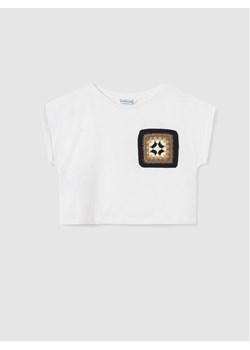Mayoral T-Shirt 6047 Écru ze sklepu MODIVO w kategorii Bluzki dziewczęce - zdjęcie 182689618