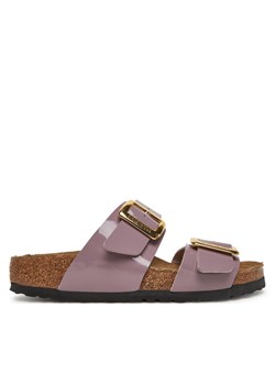 Birkenstock Klapki Sydney Cushion Buckle 1029473 Beżowy ze sklepu MODIVO w kategorii Klapki damskie - zdjęcie 182689659