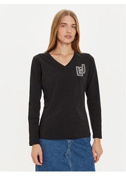 Liu Jo Sport Bluzka TF4211 JS088 Czarny Regular Fit - id: 0000304249396 - marki Liu Jo - 182689665 Liu Jo Sport Bluzka TF4211 JS088 Czarny Regular Fit ze sklepu MODIVO w kategorii Bluzki damskie - zdjęcie 182689665
