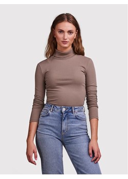 Pieces Golf Kitte 17127241 Brązowy Slim Fit - id: 0000300822081 - marki Pieces - 182689678 Pieces Golf Kitte 17127241 Brązowy Slim Fit ze sklepu MODIVO w kategorii Swetry damskie - zdjęcie 182689678