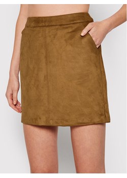 Vero Moda Spódnica mini Donnadina 10210430 Brązowy Regular Fit ze sklepu MODIVO w kategorii Spódnice - zdjęcie 182689688