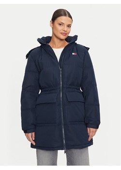 Tommy Jeans Kurtka puchowa Alaska DW0DW18821 Granatowy Regular Fit ze sklepu MODIVO w kategorii Kurtki damskie - zdjęcie 182689729