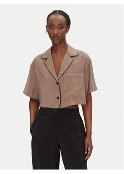 ACCESS FASHION Koszula 53-7043-405 Beżowy Loose Fit ze sklepu MODIVO w kategorii Koszule damskie - zdjęcie 182689776