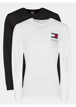 Tommy Jeans Komplet 2 longsleeve Flag DM0DM18278 Kolorowy Slim Fit ze sklepu MODIVO w kategorii T-shirty męskie - zdjęcie 182689787