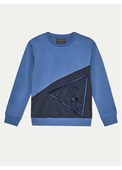 Guess Bluza L4YQ04 KA6R4 Niebieski Regular Fit ze sklepu MODIVO w kategorii Bluzy chłopięce - zdjęcie 182689789