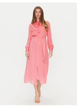 TWINSET Sukienka koszulowa 251TP2260 Pomarańczowy Loose Fit ze sklepu MODIVO w kategorii Sukienki - zdjęcie 182689816