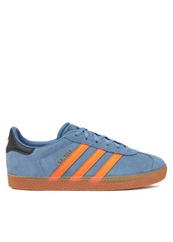 adidas Sneakersy Gazelle JP7124 Niebieski ze sklepu MODIVO w kategorii Buty sportowe dziecięce - zdjęcie 182689837