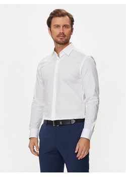 Boss Koszula H-Hank 50519859 Biały Slim Fit ze sklepu MODIVO w kategorii Koszule męskie - zdjęcie 182689887