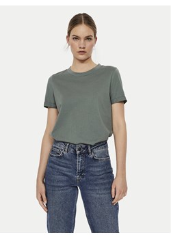Vero Moda T-Shirt Paula 10243889 Zielony Regular Fit ze sklepu MODIVO w kategorii Bluzki damskie - zdjęcie 182690277