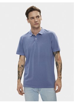 Lee Polo 112349954 Niebieski Regular Fit ze sklepu MODIVO w kategorii T-shirty męskie - zdjęcie 182690587