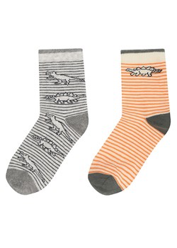 Action Boy Zestaw 2 par wysokich skarpet dziecięcych 8KB-002-AW23 (2-pack) Pomarańczowy ze sklepu MODIVO w kategorii Skarpetki dziecięce - zdjęcie 182690678