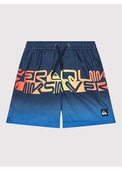 Quiksilver Szorty kąpielowe Word block 14" EQBJV03403 Granatowy Regular Fit ze sklepu MODIVO w kategorii Kąpielówki chłopięce - zdjęcie 182690698